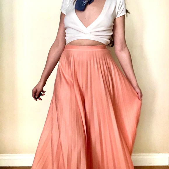 ❤️SOLD❤️ Vintage 70s Accordion Skirt - Picture 2 of 5